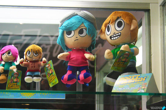 Scott pilgrim action figures from mezco