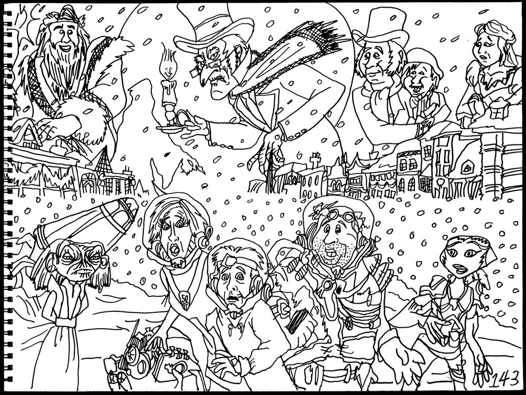 A christmas carol mars needs moms by averagejoeartwork on
