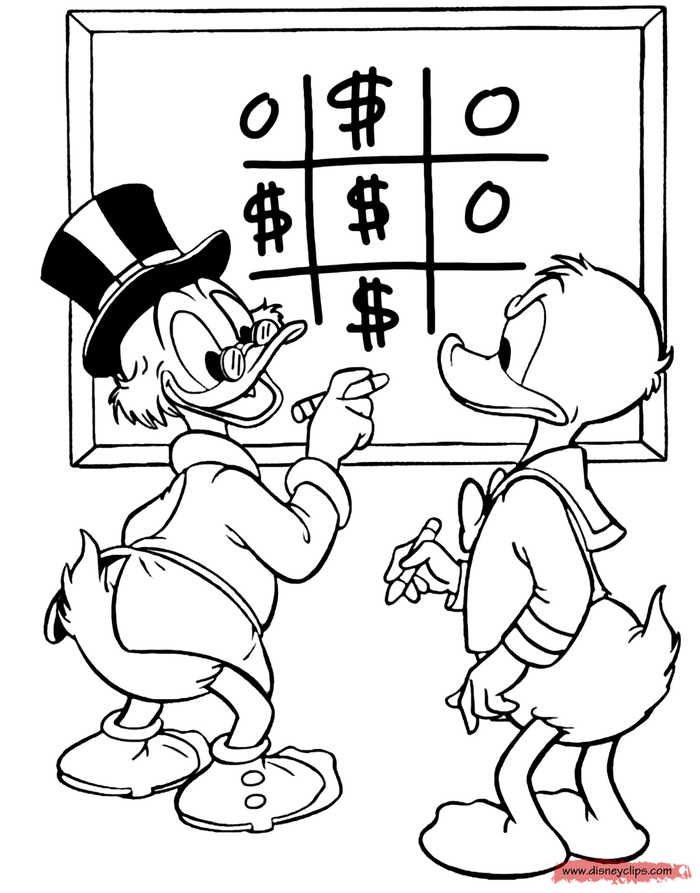 Printable ducktales coloring pages pdf