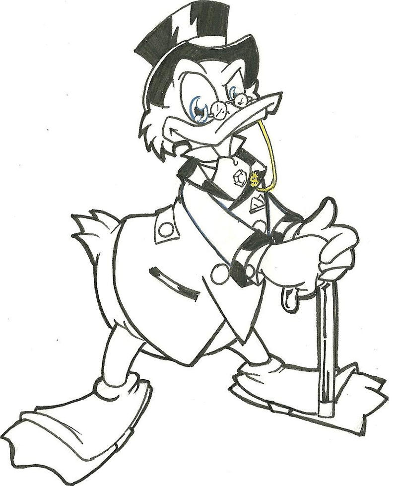 Scrooge mcduck disney afternoon heros by loupz on