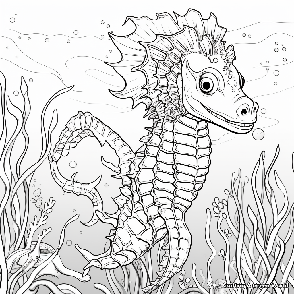 Sea beast coloring pages