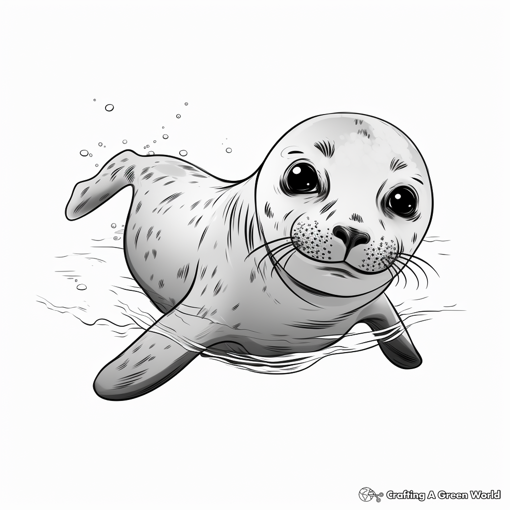 Seal coloring pages