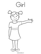 Girls coloring pages