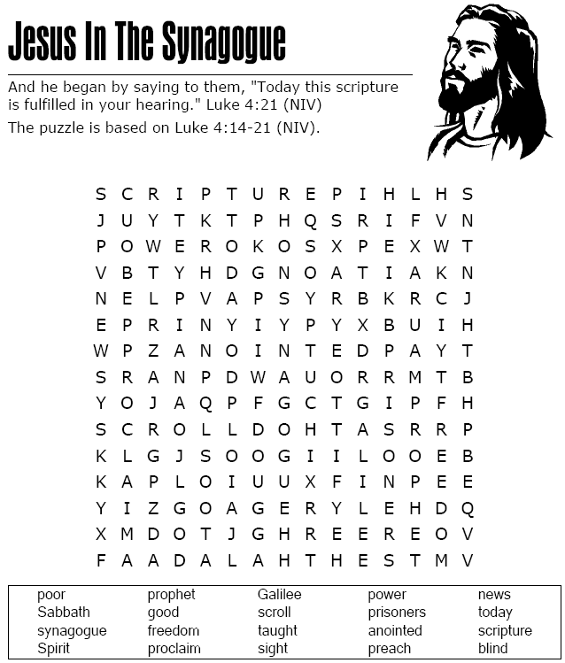 Jesus in the synagogue childrens sermons from se