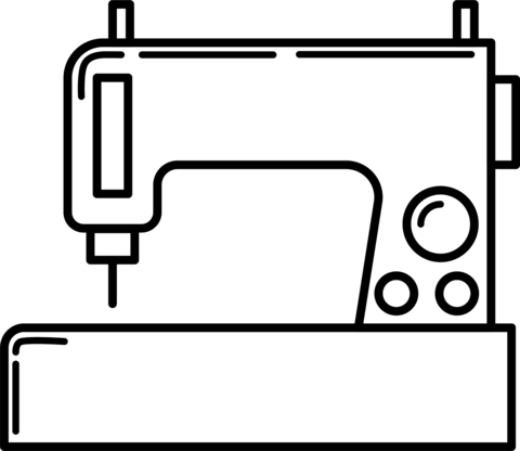 Sewing machine coloring page free printable coloring pages