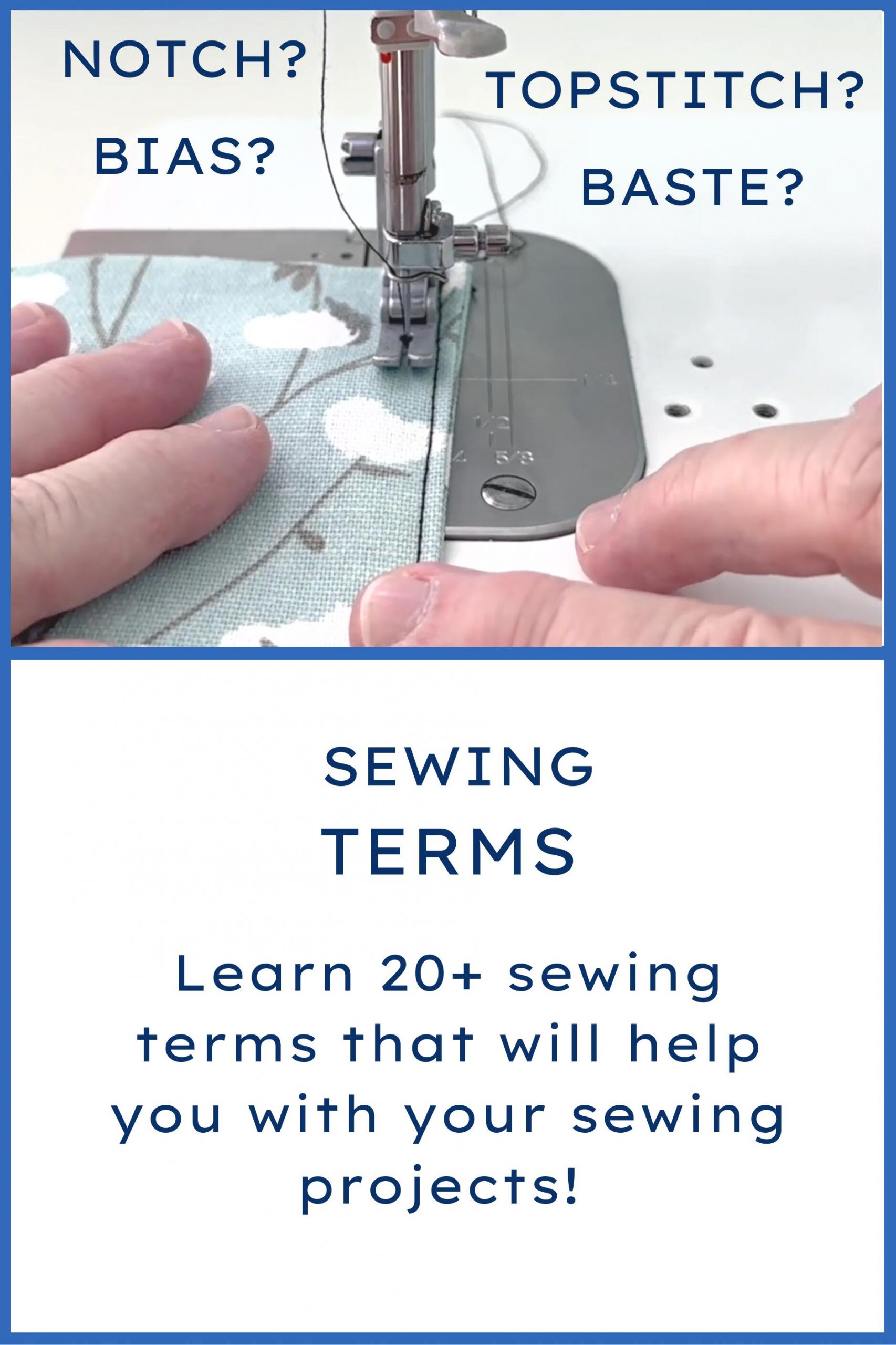 Sewing terms you need to know