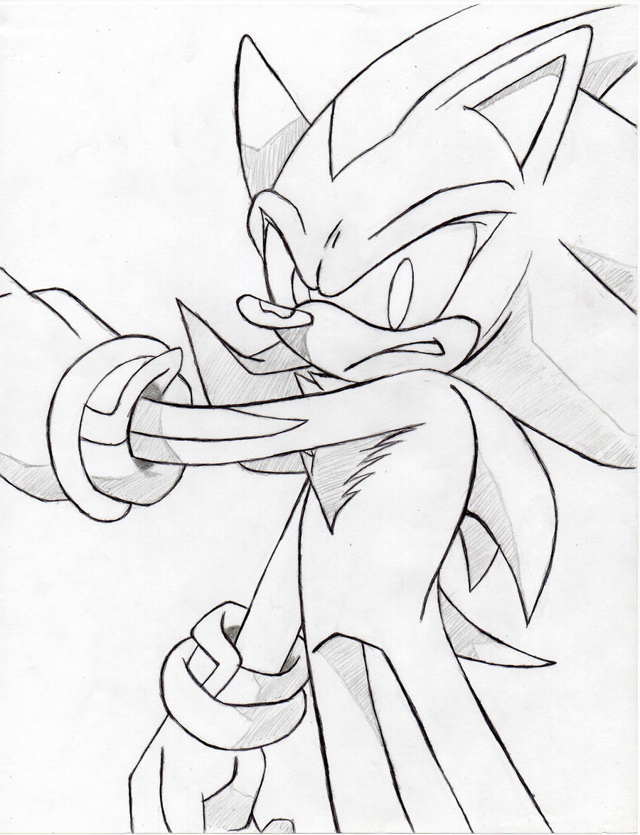 Shadow sonic channel sketch by zeror on
