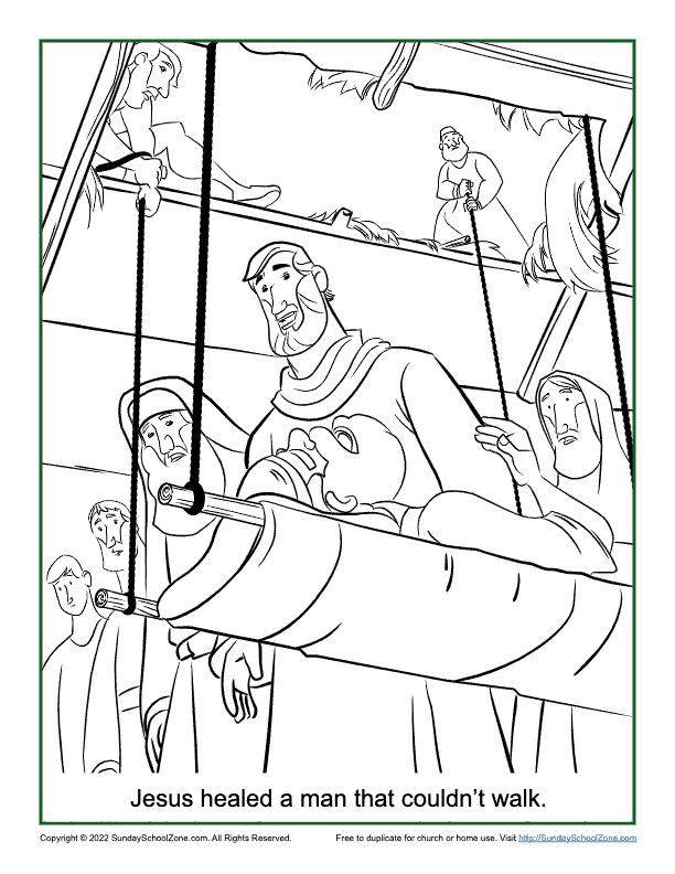 Free bible coloring pages for kids on sunday school zone