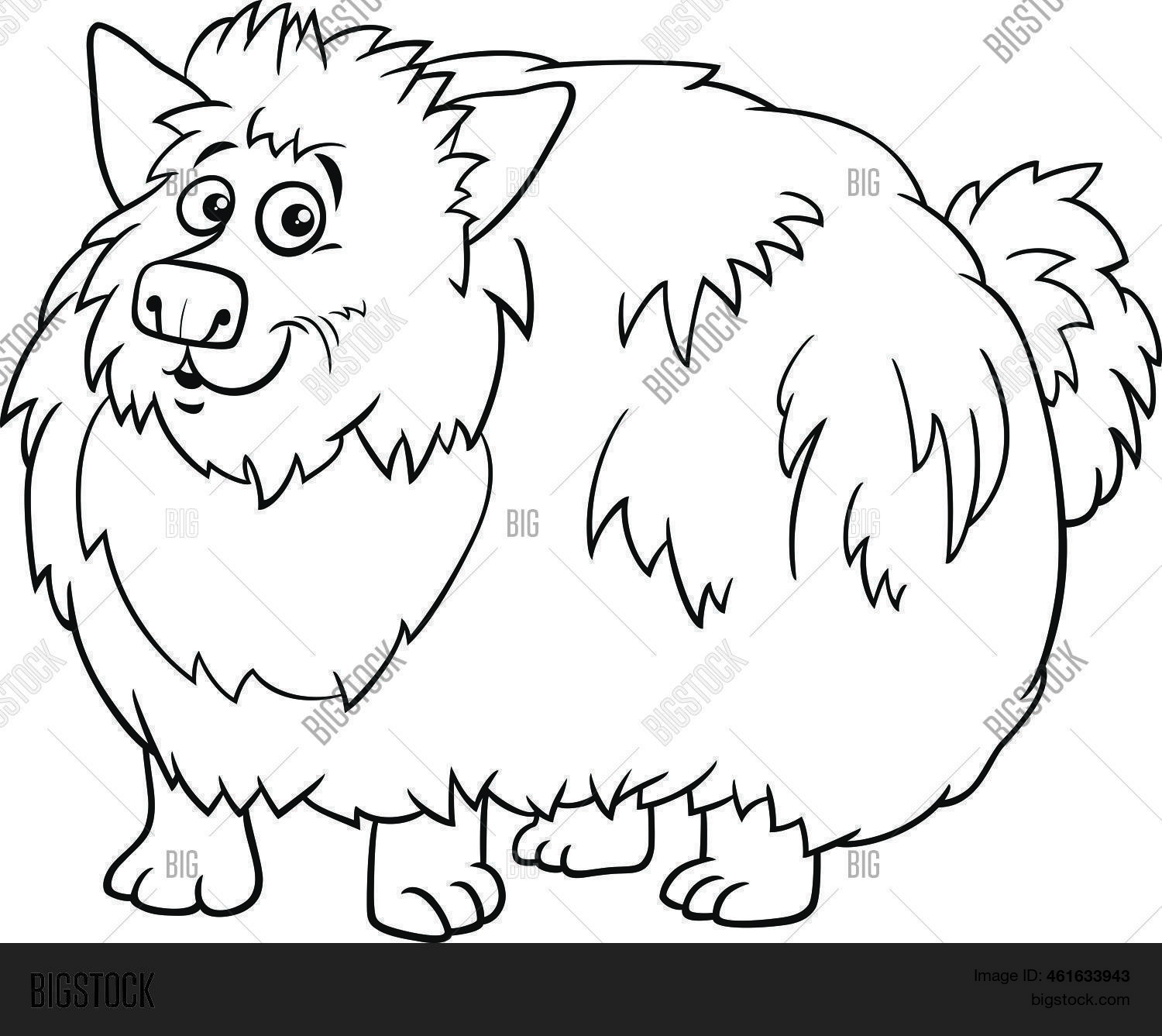 Black white cartoon vector photo free trial bigstock