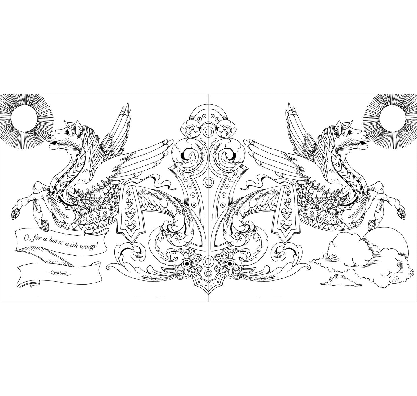 Escape to shakespeares world colouring book adventure pb â the