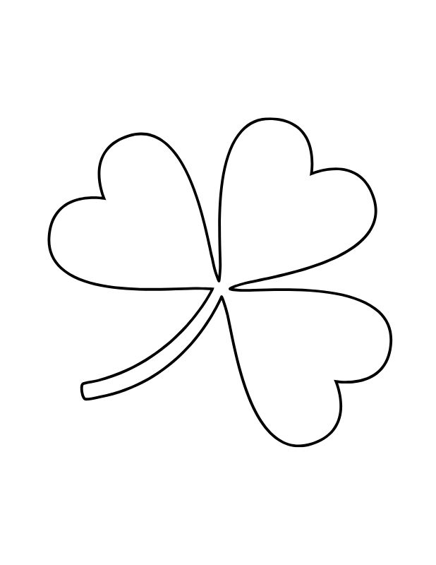 Free printable shamrock templates