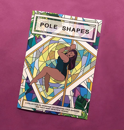 Pole shapes coloring book