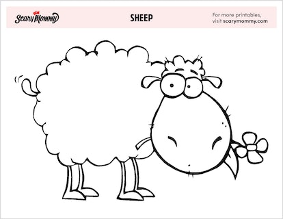 Ewell love these woolly cute sheep coloring pages