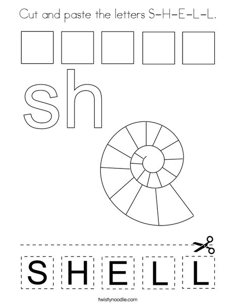 Cut and paste the letters s