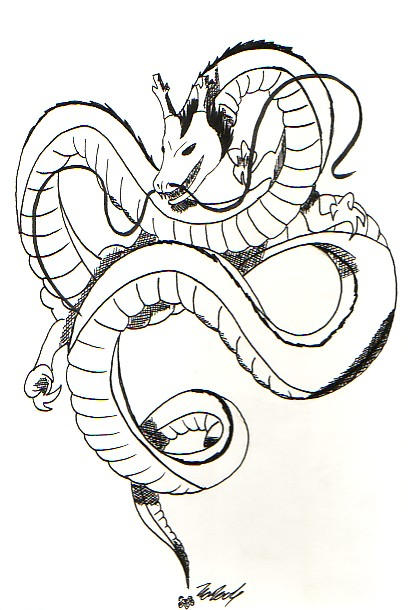 Shenron dragon by bubblegum