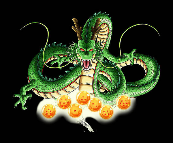Dragon ball shenron poster by george m stoddard