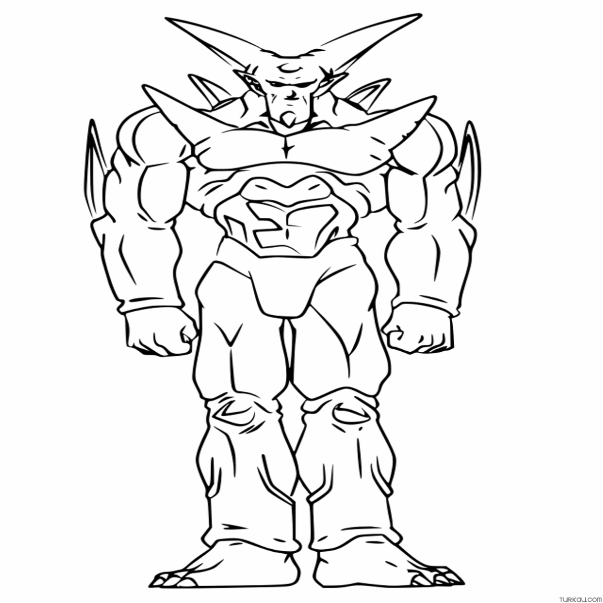 Syn shenron dragon ball coloring page