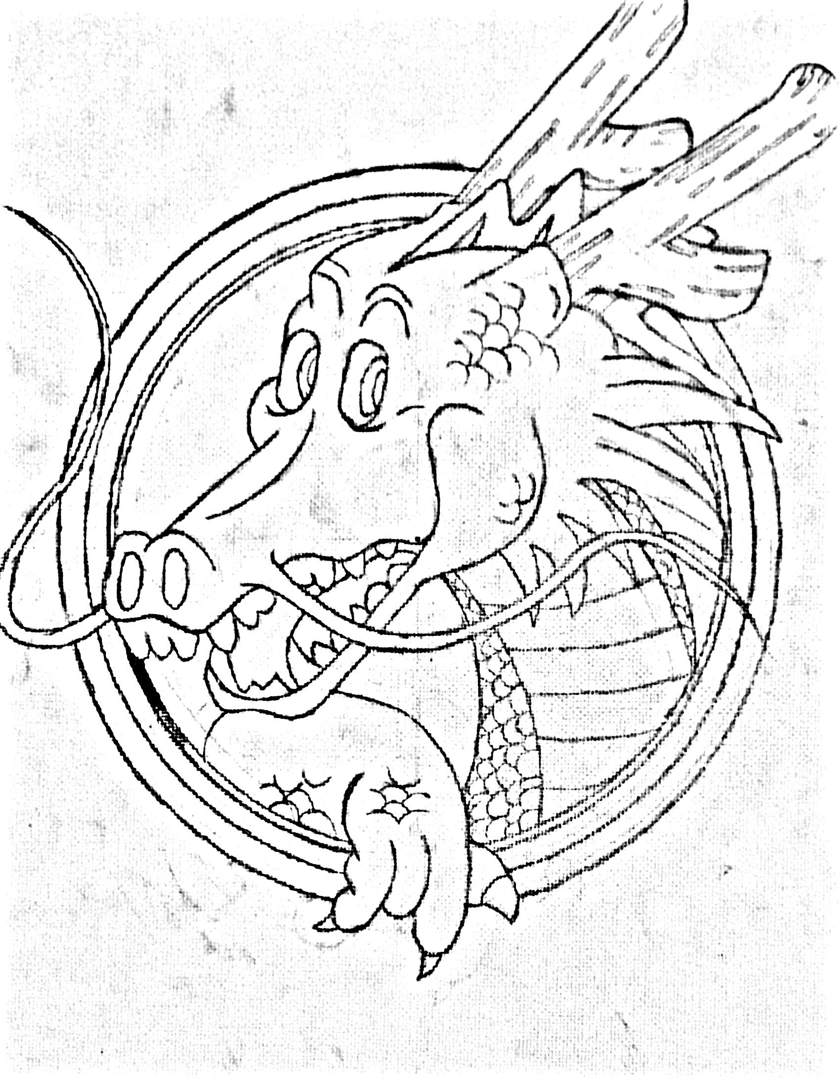 Here is my dragonball shenron logo progression rfanart