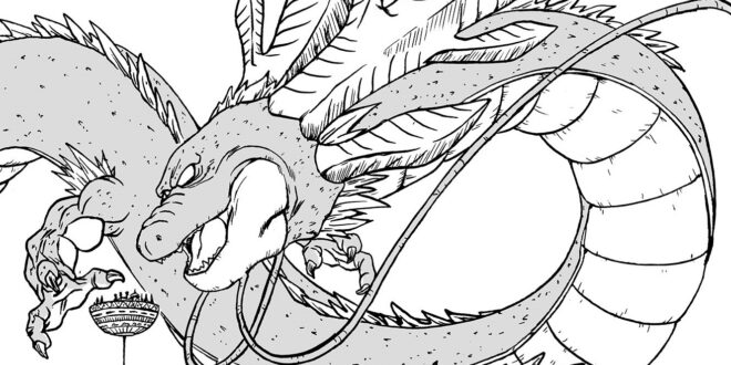 Lartwork de toyotaro de fãvrier pour le site officiel de dragon ball â ultimate shenron