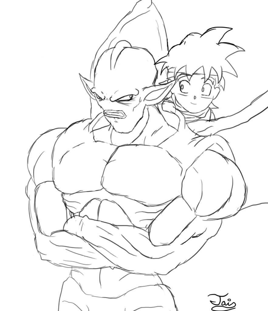 Nuova shenron and kid gohan