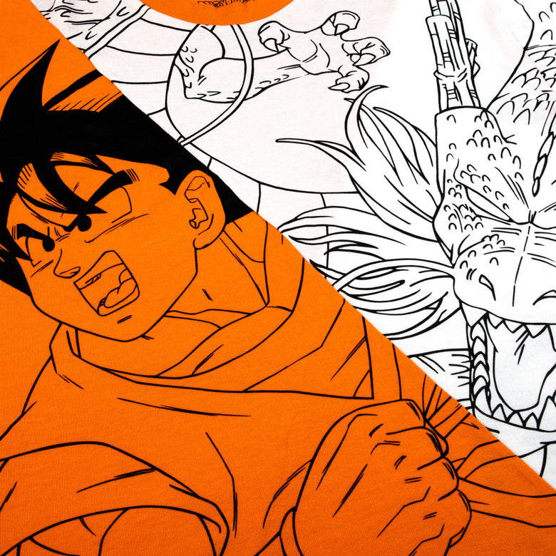 Dragon ball z goku shenron split tee