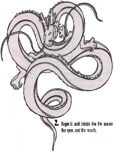 How to draw shenron