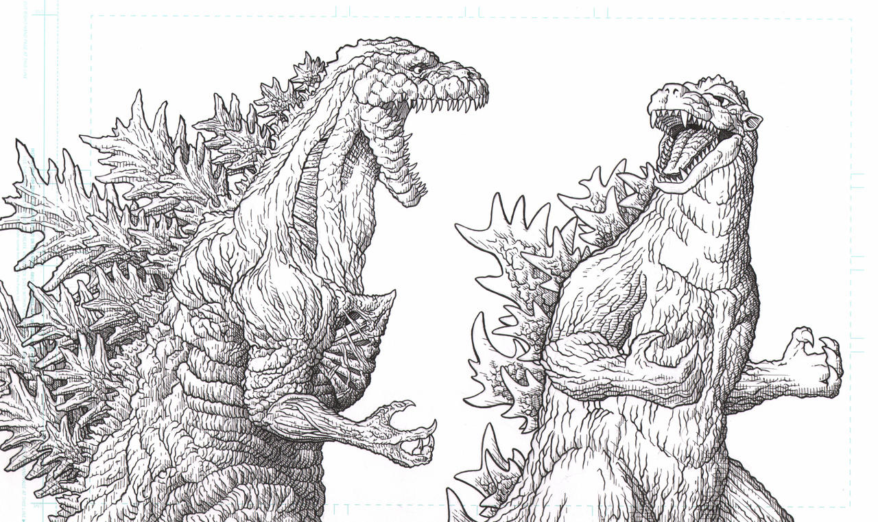 Shin godzilla vs godzilla by amirkameron on