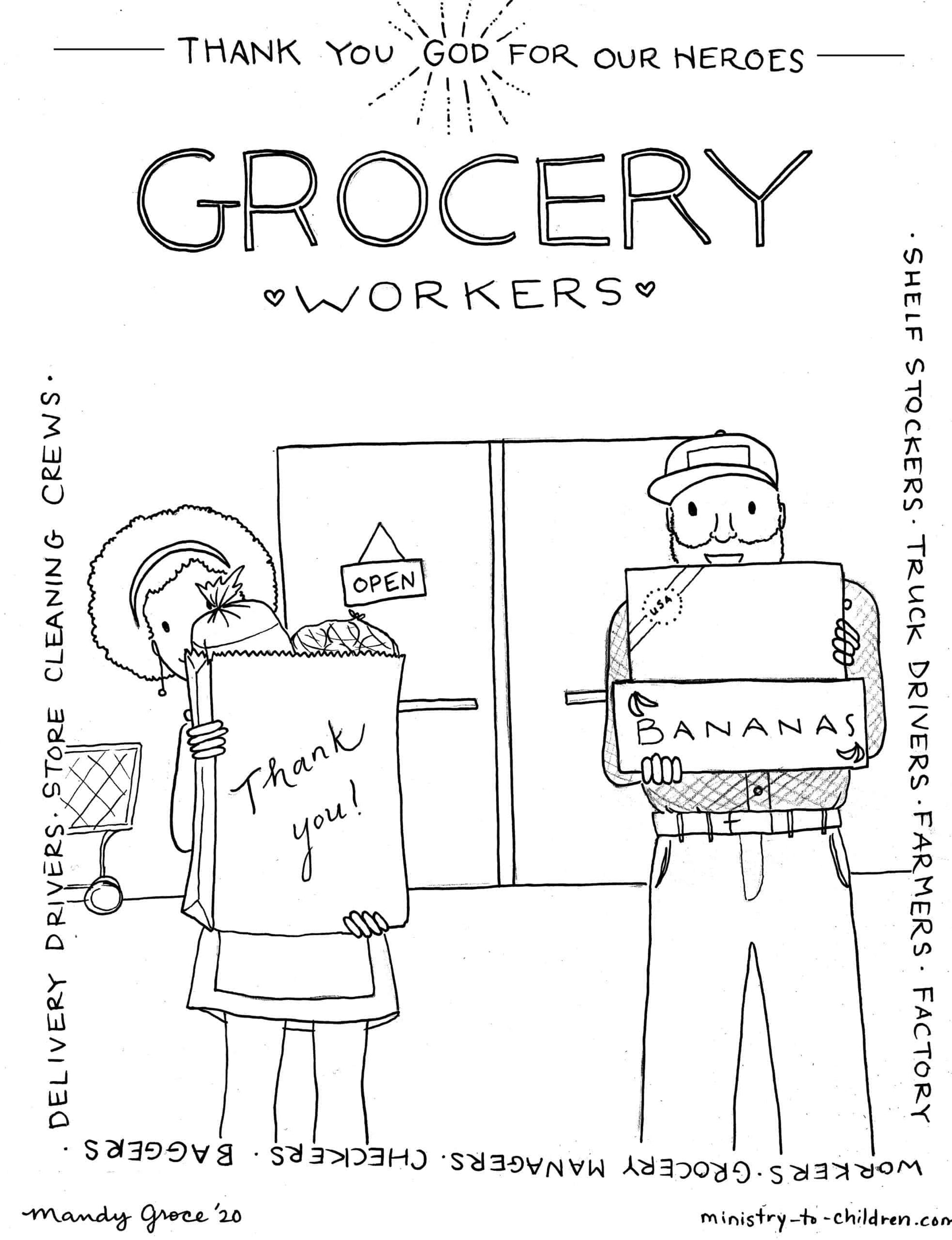 Everyday heroes coloring book free