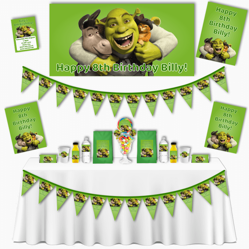 Tips for a fun shrek themed birthday party