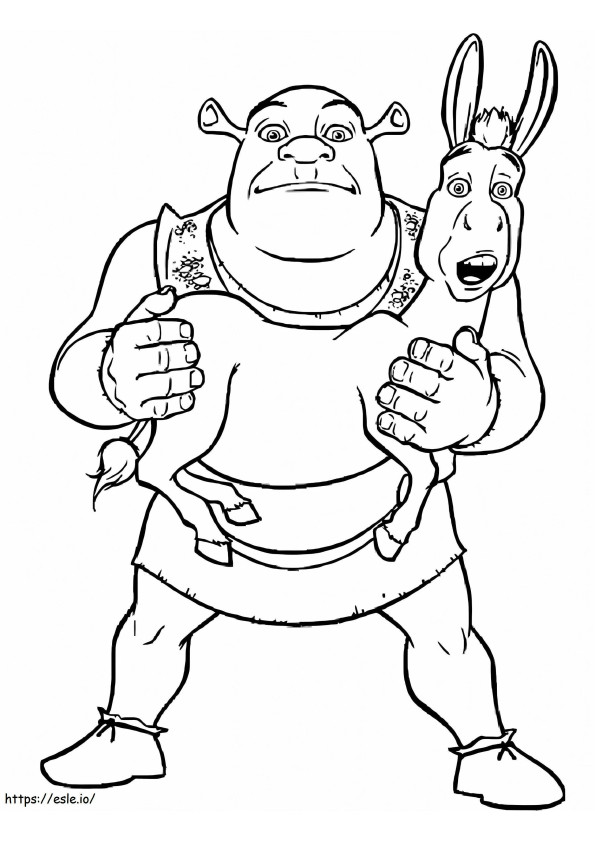 Shrek coloring pages