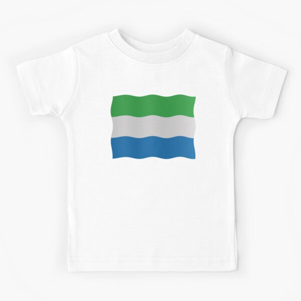 Sierra leone flag kids t