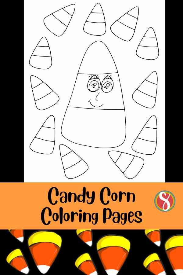Free candy corn coloring pages â stevie doodles