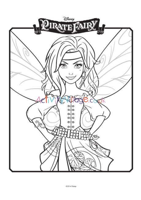 Tinkerbell and the pirate fairy louring