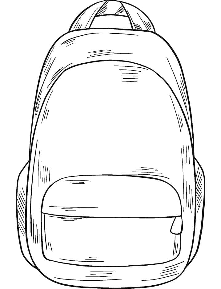 Backpack coloring pages printable for free download