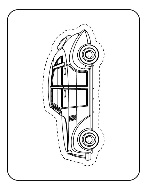 Car coloring sheets kids coloring book pdf download scissor skills kids activity sheets pdf digital download activity book