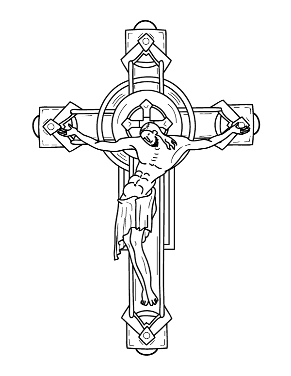 Good friday coloring pages printable for free download
