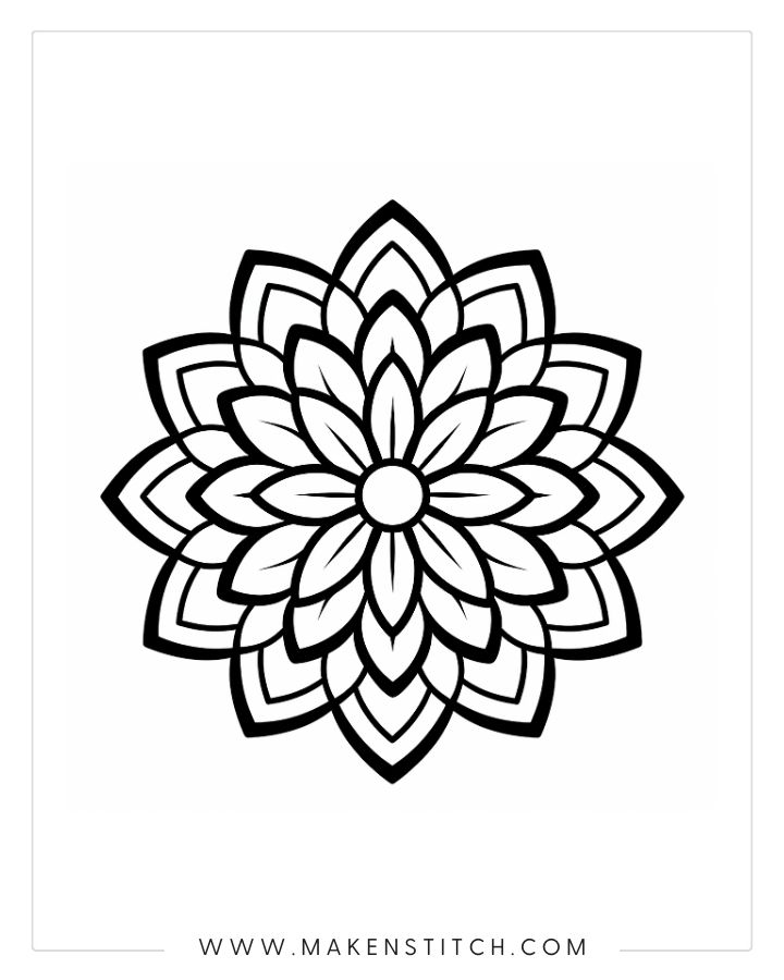 Free mandala coloring pages for kids and adults