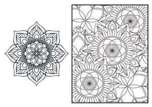 Free mandala coloring pages simple printable