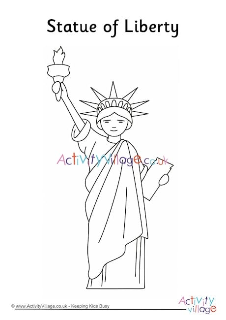 Statue of liberty louring page