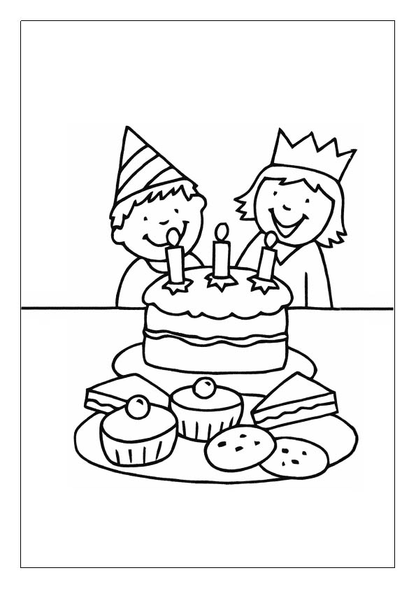 Birthday coloring pages free printable coloring sheets for kids