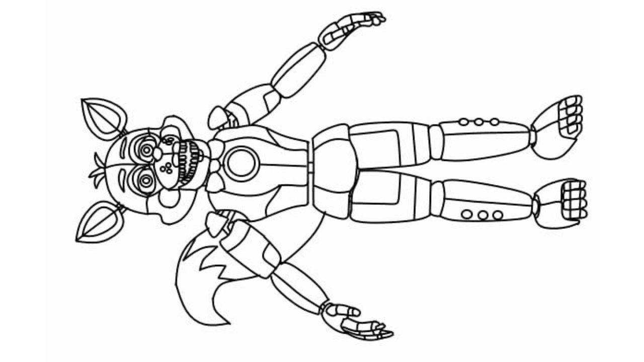 Fnaf sister location coloring page by angeladesalvatore on