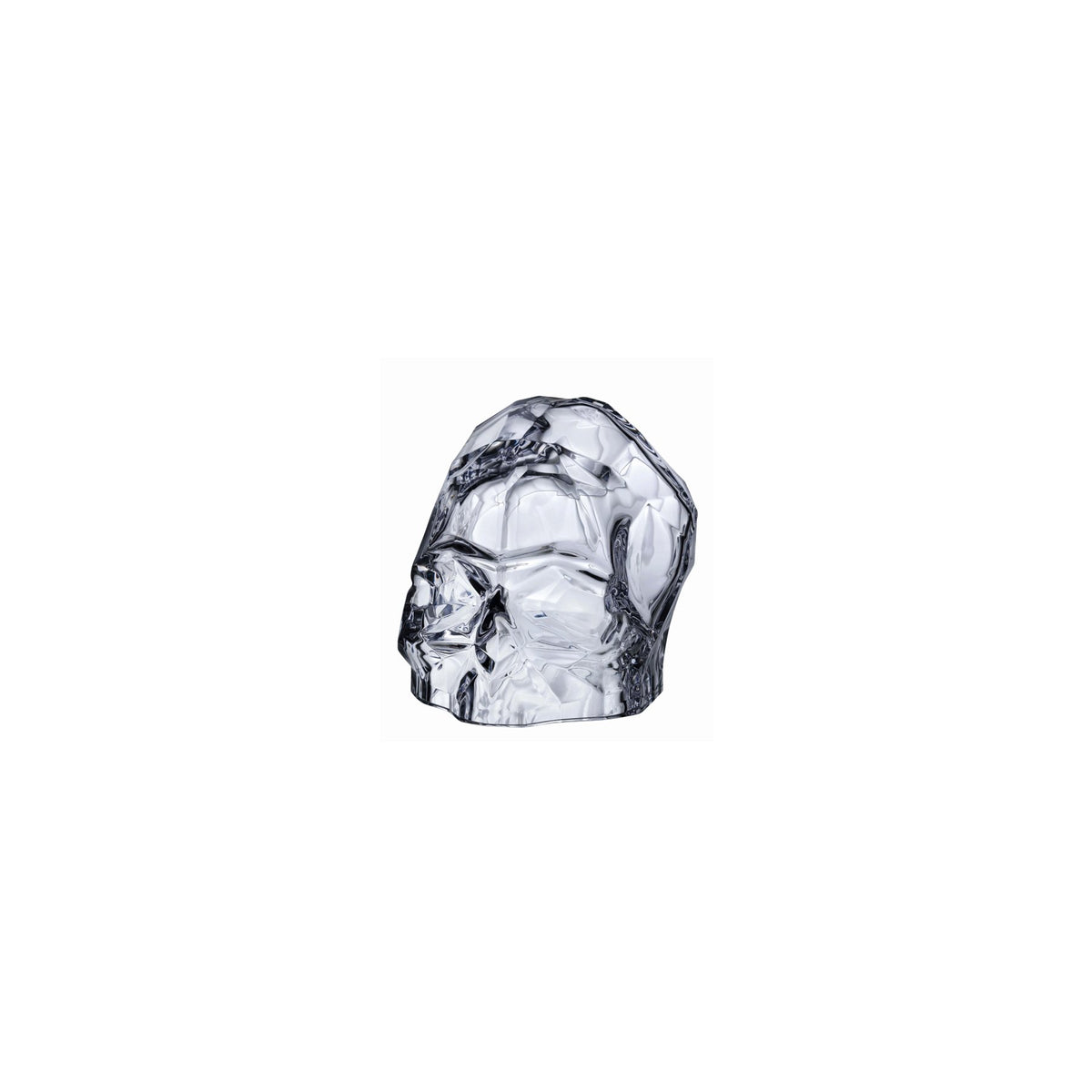 Memento mori faceted skull clear small â nude