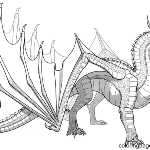 Wings of fire coloring pages printable for free download