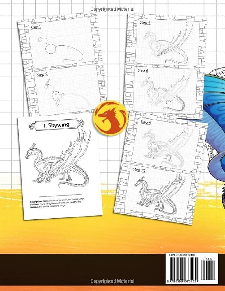 How to draw dragons simple drawing lessons with step by step instructions to learn how create fantastic dragons for all ages guide book for beginners porter kyle books