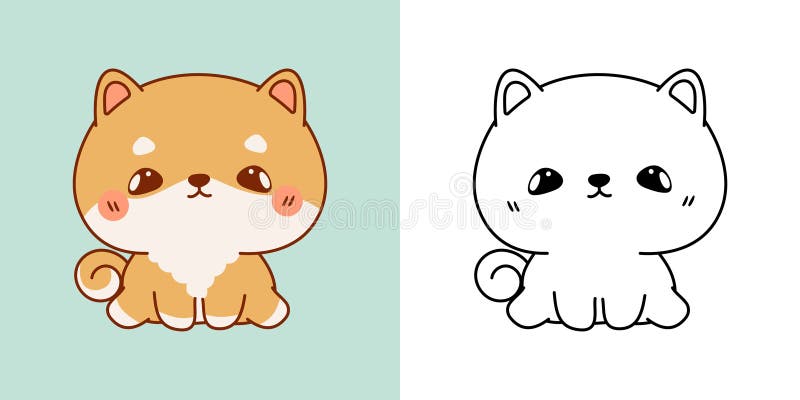 Shiba inu clipart stock illustrations â shiba inu clipart stock illustrations vectors clipart