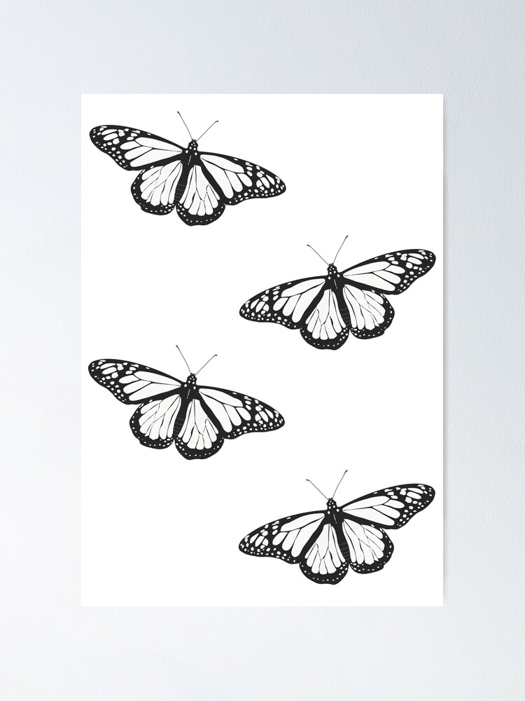 Butterfly coloring pages for kids diy colouring poster for sale by toriascarlett
