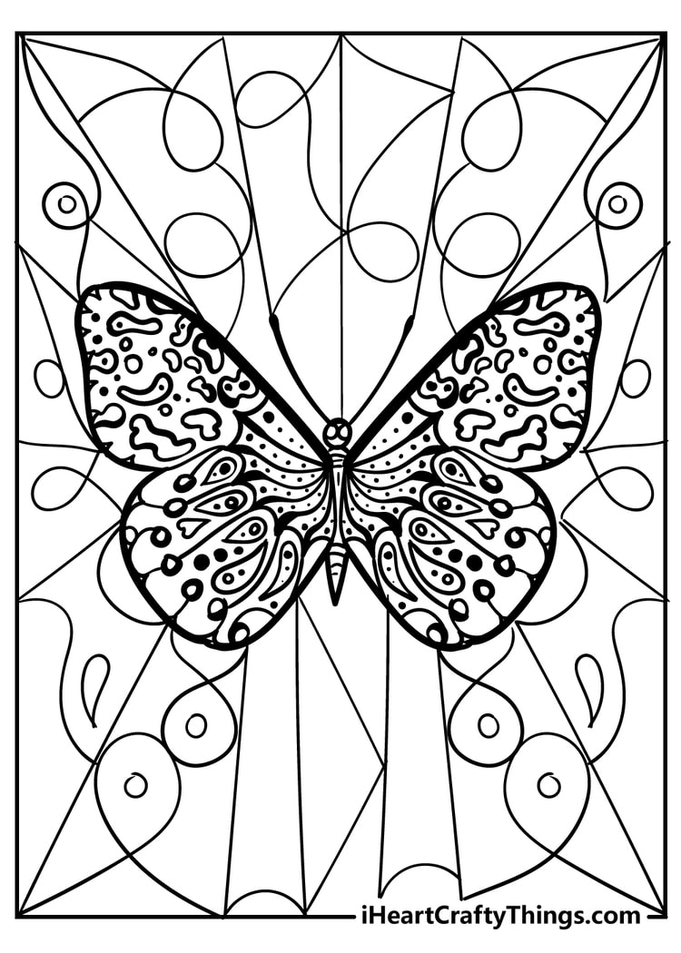 Butterfly coloring pages free printables