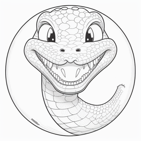 Snake drawing