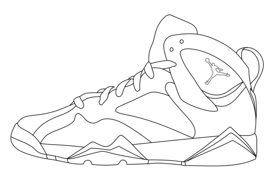 Sneaker coloring pages by coloringpageswk on