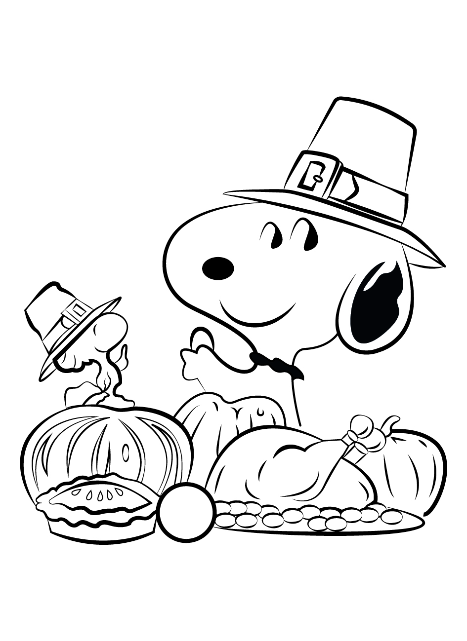 Thanksgiving coloring pages